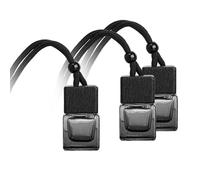 Kuntesetty 3pcs Car Hanging Bottles Car Air Auto Accessories Ornaments Car Air Bottles, gradient black