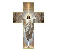 Kuntesetty Decorative Wall Cross, Collector's Item, Decorative Object for Wall Mounting, Ideal As A Gift, for The Garden Or Other Uses, Style A