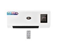 Kuntesetty Mini Conditioner Heat Pump Electric Heater Device Portable Cooling System with Timer PP Structure Double Functionality Suitable for Dorm, White