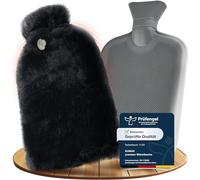 KUNU® The Special Hot Water Bottle - 1.8 L - Includes Gift Packaging - with Extra Cover - Irresistibly Fluffy - Perfect for Adults and Children - Leak-proof and Tested