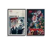 KUNYOS 2 PCS Terrifier 3 Poster Unframed Horror Movie Posters Canvas Posters 12x18inch(30x45cm) Style-5