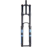 KUNYOS 200Mm Travel MTB Air Suspension Fork, 27.5/29In Mountain Bike Suspension Fork 15 * 110Mm Axle Double Shoulder Fork Bicycle Suspension Fork,Blue,27.5inch