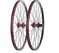 KUNYOS 24In/26In/27.5In/29In Mountain Bike Wheelset Alu Alloy Double Layer Rims Thru-Axle Front And Rear Wheels 32H Disc Brake Hubs for 7-11 Speed Cassette