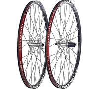 KUNYOS 24In/26In/27.5In/29In Mountain Bike Wheelset Alu Alloy Double Layer Rims Thru-Axle Front And Rear Wheels 32H Disc Brake Hubs for 7-11 Speed Cassette