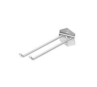 KUNYOS 25/50/75/100/150/200mm Garage Pegboard Hook Hole Board Steel Oblique Hanger Shelf Hammer/Pliers Wall Mount Storage Rack(200mm,1pcs)