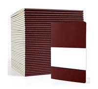 KUNYOS 36 Pack Soft Cover Journal Bulk Lined Blank Travel for Women Men Writing Notebooks College Ruled for Work Note Taking(36 Wine)