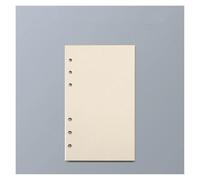 KUNYOS 45 Sheets A5 A6 A7 Loose Leaf Notebook Refill Spiral Binder Inner Page Line Blank Craft Grid Inside Paper Stationery(A6 point)