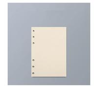 KUNYOS 45 Sheets A5 A6 A7 Loose Leaf Notebook Refill Spiral Binder Inner Page Line Blank Craft Grid Inside Paper Stationery(A7point)
