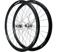 KUNYOS 700C Road Bike Pair of Wheels Road Cyclo-Cross Disc Brake V/C High Rim 40MM 7/8/9/10/11/12 Speed Freewheel 24 Holes