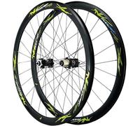 KUNYOS 700C Road Bike Pair of Wheels Road Cyclo-Cross Disc Brake V/C High Rim 40MM 7/8/9/10/11/12 Speed Freewheel 24 Holes