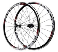 KUNYOS 700C Superlight Road Racing Bike Wheelset Rim,Bicycle Wheel C/V Brake 7-11Speed Cassette Hubs Sealed Bearing 6T QR Wheelset,Red
