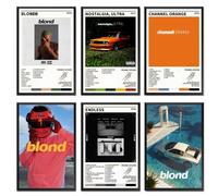 KUNYOS A Set Of 6 Frank Ocean Poster (Unframed) Album Cover Posters Music Canvas Posters 08x12inch(20x30cm) Style-3