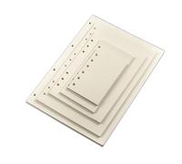 KUNYOS A4 B5 A5 A6 A7 Grid Loose Leaf Notebook Refill Spiral Binder Inner Page Diary Agenda Planner Paper Cover School Stationery(A6 6 holes)