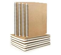 KUNYOS A5 Spiral Notebooks Blank Journal 10-Pack Softcover Unlined Sketch Pad for Drawing Writing Note Taking Travel Memo Notepad