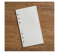 KUNYOS A6 40 Sheets Loose Leaf Notebook Refill Spiral Binder Inner Page Grid Blank Line Diary Agenda Planner School Stationery(Point)