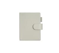 KUNYOS A6 Size Elite Planner Cover Notebook Leather Without Large Pocket Organizer Journals Diary(Pale gray green)