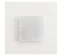 KUNYOS A7 Transparent Sparkling Storage Book Pink Slip Pocket Shell Square Loose-leaf Hand Account(Bag)