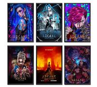 KUNYOS Arcane Poster (Set Of 6) Unframed Classic Anime Poster Canvas Posters 08x12inch(20x30cm) Style-3