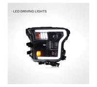 KUNYOS Bi-Xenon-Headlight For F150 For RAPTOR 2015-2020 Auto Fog DRL Brake Turn Signal Lamp Plug And Play(Right)