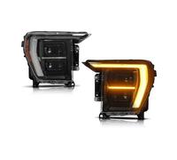 KUNYOS Bi-Xenon-Headlight For F150 For RAPTOR 2021-2023 Auto Fog DRL Brake Turn Signal Lamp Plug And Play Car LED Headlight Light Assemblies(Left and right)