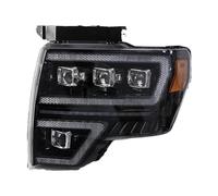 KUNYOS Bi-Xenon-Headlight For F150 SVT For RAPTOR 2008-2014 Auto Fog DRL Brake Turn Signal Lamp Plug And Play(Right)