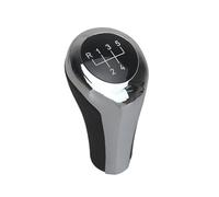 KUNYOS Car Shift Knobs for BMW 1 3 5 6 Series E30 E36 E39 E46 for X5 E53 E60 E63 for X3 E83 for X1 E84 E90 E91 Chromed Gear Shift Knob Head(Chrome 5Speed)