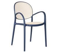 KUNYOS Comfortable Desk Chair Nordic Dining Chair Home Simple Plastic Back Chair Imitation Rattan Chair Stackable Hollow Armchair Negotiation Chair Home Office Desk Chairs