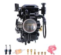 KUNYOS CV40 Carburetor with Choke Cable, for Harley Davidson Sportster XL XLH 883 1200 Softail Touring Dyna Road King Carb 27421-99 (Black Cover)(Black)