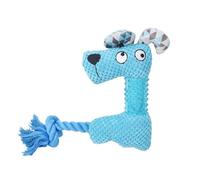 KUNYOS Dog toys, sound, cotton rope teething, chew-resistant, soft and does not hurt the gums, interactive boring(Blue)