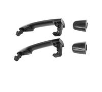 KUNYOS Door Handle Covers Gloss Black for Toyota for Corolla Matrix for RAV4 OE 69211-AA010 FL FR 69211-AA020 for RL RR Exterior Door Handles Handle Passenger Side(A)