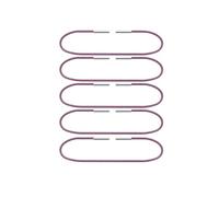 KUNYOS Elastic Band with Dual End Clips for Traveler's Notebook A5 27cm Standard 25cm Pocket Passport 24cm(Purple,Standard 5)