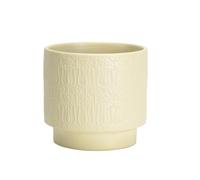 KUNYOS Flowerpot Ceramic Flower Pot Simple Green Radish Rose Cactus Gardening Green Plant Pot Flower Pot Container Flower Pots For Indoor Plants(B)