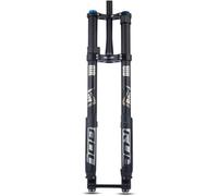 KUNYOS Front Fork for Mountain Bikes, 26/27.5/29 Inch, Aluminum Alloy 15 X 110 MM Thru Axle Stroke 160 MM Double Shoulder Fork 1-1-8 Inch Rebound Adjustment,Spinal canal