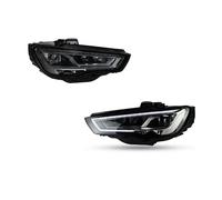 KUNYOS Front Lights with Sequential Turn Signal For A3 8V S3 Sedan Sportback 2013-2016 Auto Fog DRL Brake Turn Signal Lamp Plug And Play(Left)