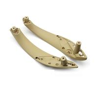 KUNYOS Front Rear Left Interior Inner Handle for BMW 3 4 Series for M3 for M4 Front Rear Interior Door Handle Cover Trim Set(Front 2pcs Beige)