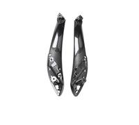 KUNYOS Front Rear Left Interior Inner Handle for BMW for M3 for M4 Upgraded Interior Door Pull Handle Inside Panel Trim Replacement(Carbon Front 2pcs)