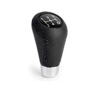 KUNYOS Gear Stick Knob Universal for M8 M10 M11 M12 YC102276 5 Speed Gear Shift Knob Manual Leather Red Stitch Car Gear Stick Shift Knob Lever Manual Transmission Gear Shift Knob(Black)
