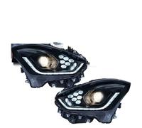 KUNYOS Headlight Assemblies For Suzuki For Swift 2018-2021 2PCS Car LED Headlights Modified Front DRL Amber Turn Signal Lights Auto Accessories(Xenon Blubs)