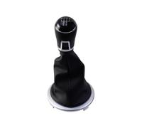 KUNYOS Knob Only Gear Shifter Knob Manual Upgrade for GOL G4 G5 5-Speed ABS/Leather Black/Silver Stylish Gear 1 Shift(Silver 5 Speed)
