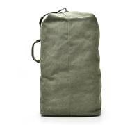 KUNYOS Men's Anti-wear And Wear-resistant Backpack, Distressed Workwear Texture, Washed Canvas Fabric, Large-capacity Multi-functional Backpack, Suitable For Commuting(Army green,Big 30x55x20cm)