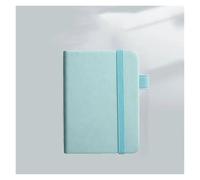 KUNYOS Mini A7 Pocket Notebook Handmade 100 Sheets Notepad Portable Travel Diary Planner Schedule School Office Supplies(Light green)