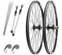 KUNYOS Mountain Bike Wheel Set 26 27.5 29 Inch Aluminum Alloy Disc Brake QR MTB Front Wheel Rear Wheel Set Sealed Bearing Hub Cassette 6-11 Gears