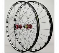 KUNYOS Mountain Bike Wheelset 26/27.5'' 29 Inch MTB Disc Brake Thru Axle Wheels Straight Pull Spoke Rim 24H Hub for 7 8 9 10 11 12 Speed Cassette,Red,29inch