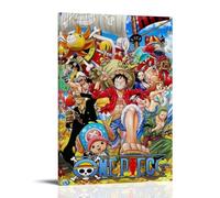 KUNYOS One Piece Poster Anime PosterCanvas Art Bedroom Decoration Poster 16x24inch(40x60cm) Frame-style-3