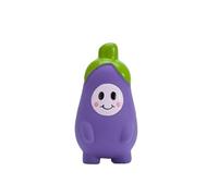 KUNYOS Pet dog toys, latex vegetable shape, sound device, wear-resistant chewing, interactive and fun companion(Eggplant)