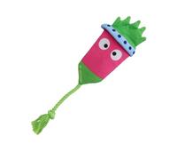 KUNYOS Pet dog toys, teething and chewing, with paper knot, interactive tug-of-war, not easy to damage, companion relieve boredom(Missile)
