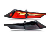 KUNYOS Red LED Rear Brake Stop Lights For Lexus IS250 2014-2020 Dynamic Animation Sequential Turn Signal Rear LED Tail Lights Trunk Lamp