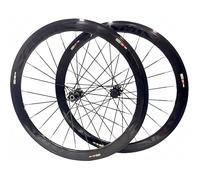 KUNYOS Road Bike 700C Wheelset Height 50/40Mm Aluminum Alloy Rim Disc Brake Quick Release 8/9/10/11Speed 24 Holes Front & Rear Wheel,2380g