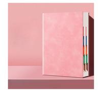 KUNYOS Schedule Planner One Page Per Day Self Discipline Tracker Efficiency Notebook Custom Calendar Essential(A5 pink)