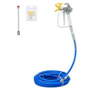 KUNYOS SPaint Spray Hose Kit 50ft 3600 psi High Pressure Fiber Tube 8 inch Rod Pole Including 517 Tip and Tip Guard
